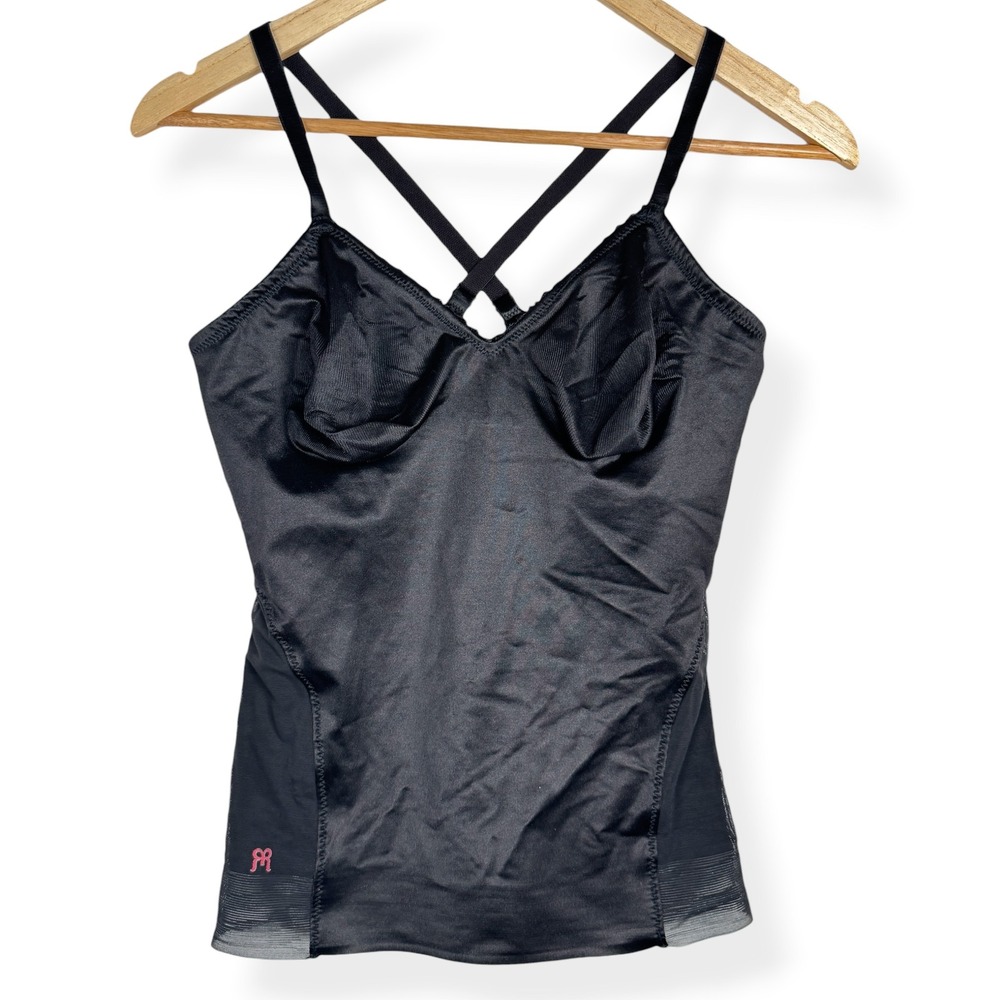 Ruby Ribbon Cami Tank Top Size 40 Slimming Compression Shapewear Shaping Bra